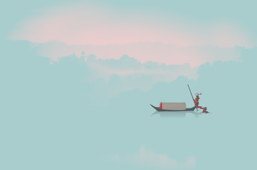 Self Portrait On A Boat