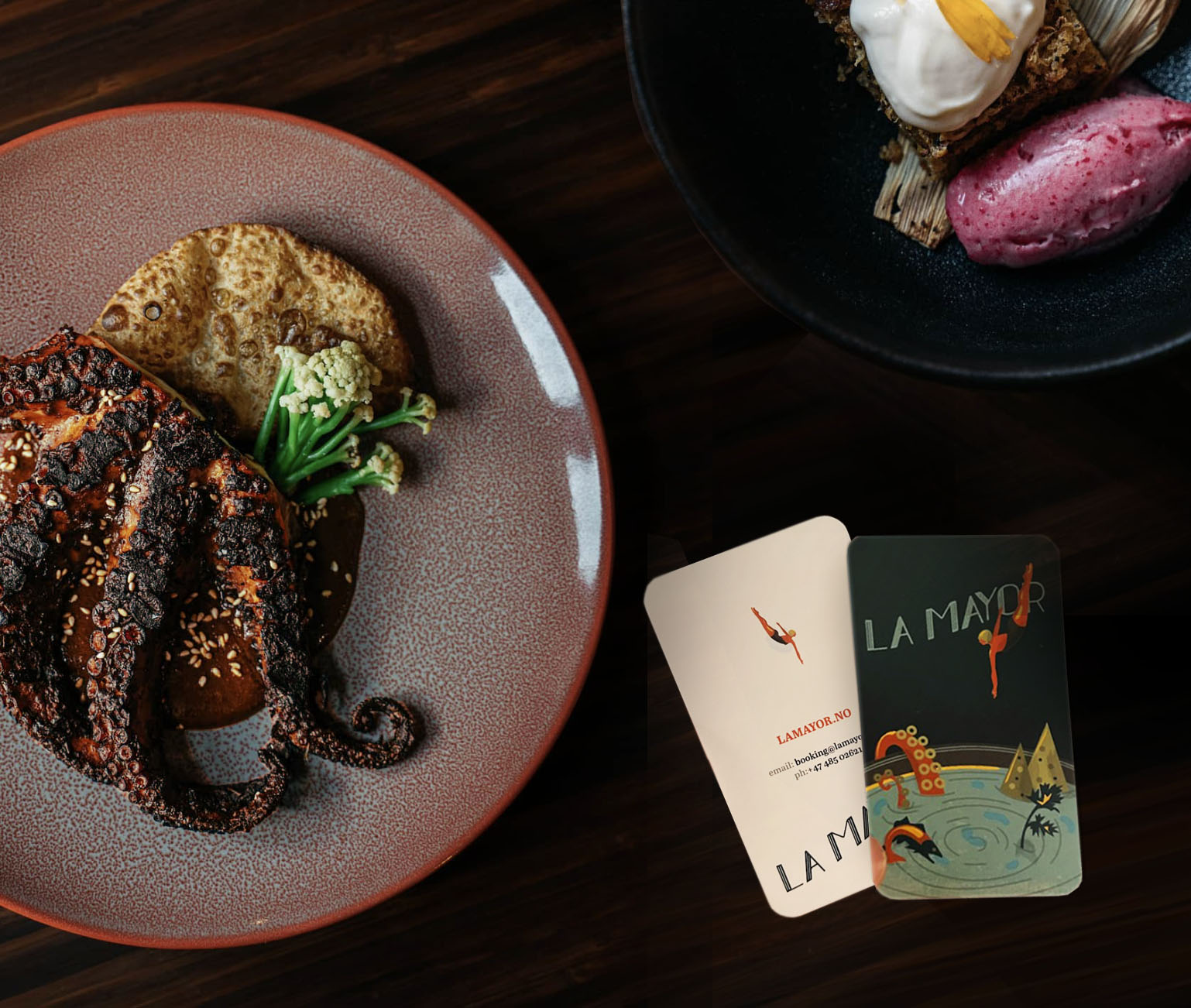 La Mayor business cards