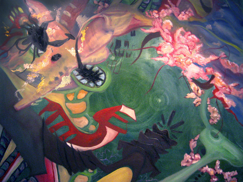 Periphery, oil on canvas