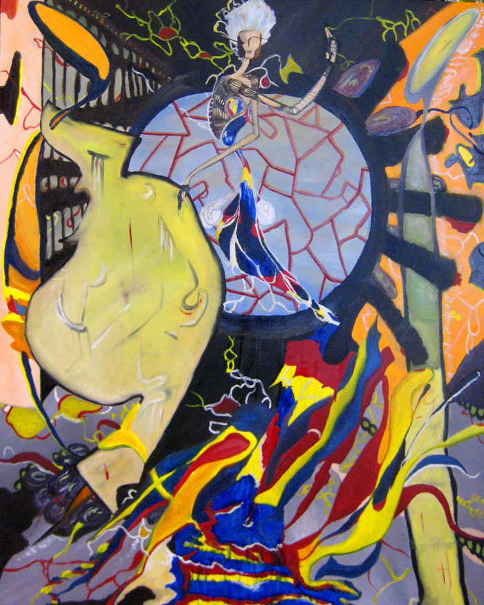 New, New Fashioned, oil on canvas